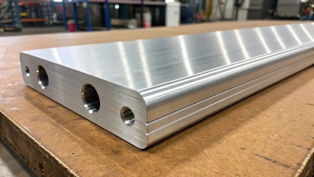 A visual comparison of a rusted steel object versus an aluminum object showing surface oxidation.